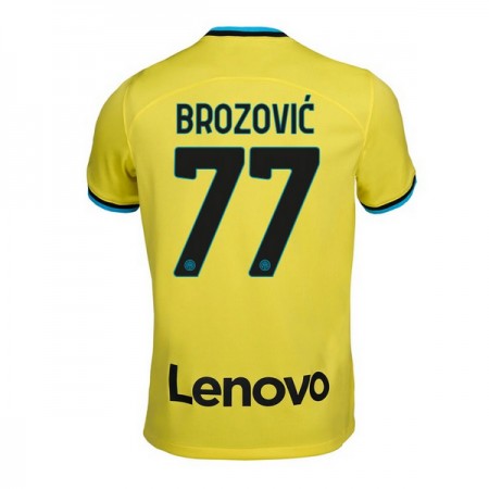 Jalkapallo Pelipaidat/Peliasut Inter Milan BROZOVIC 77 Kolmaspelipaita 2022-23